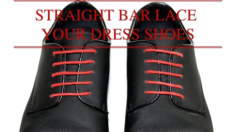 how to bar lace shoes|straight bar lacing technique.